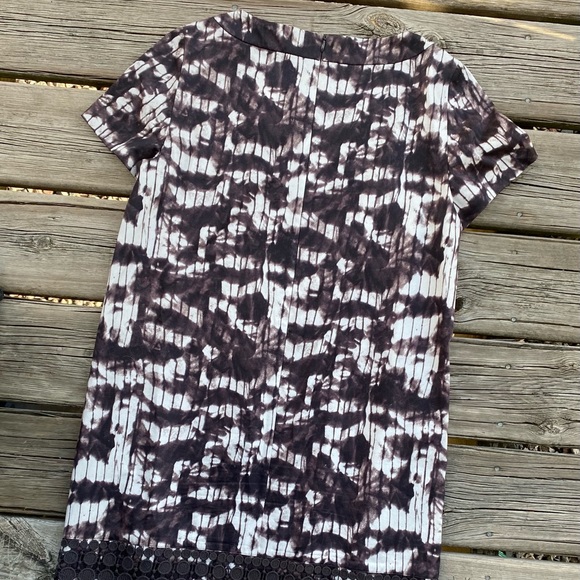 MAX MARA WEEKEND Galea Abstract Print Shift Dress Brown | Women’s Size 8 - Picture 5 of 7